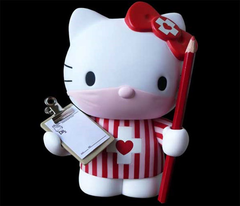 Hello Kitty em Releituras Toy Art