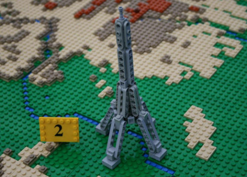 Lego Transformado em Miniatura da Europa