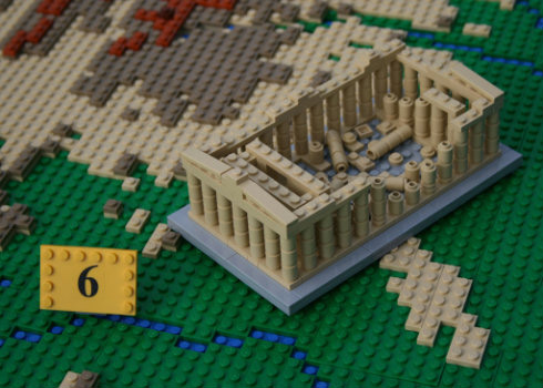 Lego Transformado em Miniatura da Europa