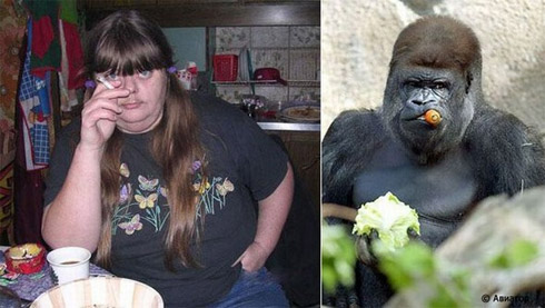 Fotos de Pessoas e Animais Gêmeos