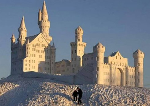Esculturas e Bonecos de Neve Incríveis