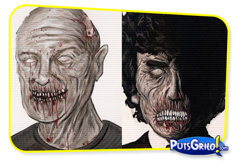 Celebridades Transformadas em Zumbis