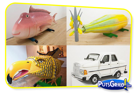 Exposição Bizarra de Caixões Inusitados