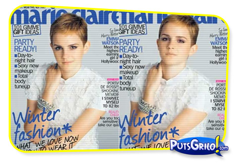 Emma Watson em Capa Animada de Revista para iPad