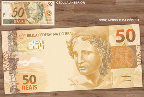 Design das Novas Cédulas do Real Divulgado pelo Banco Central