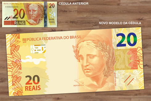 Design das Novas Cédulas do Real Divulgado pelo Banco Central