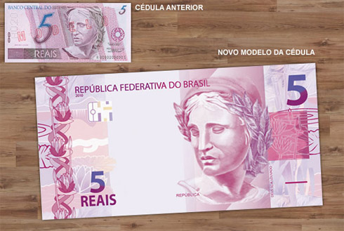 Design das Novas Cédulas do Real Divulgado pelo Banco Central