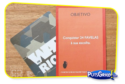 Guerra no Rio de Janeiro Vira Jogo War in Rio