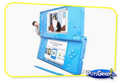 Nintendo DSi Gigante Feito de Lego