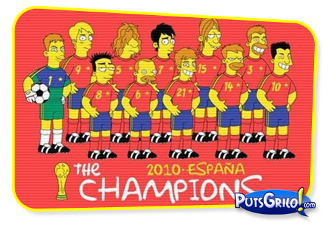 Seleção de Futebol da Espanha [La Furia] em Os Simpsons