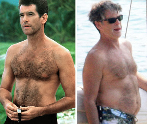 Celebridades Galãs de Cinema: Antes e Depois