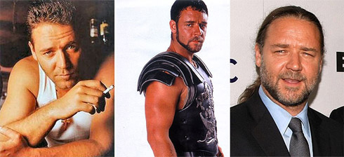 Celebridades Galãs de Cinema: Antes e Depois
