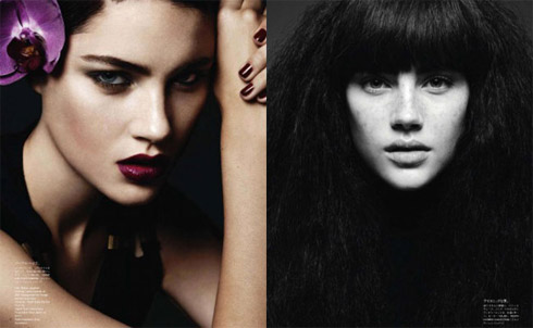 Fotos de Modelos Antes e Depois da Maquiagem