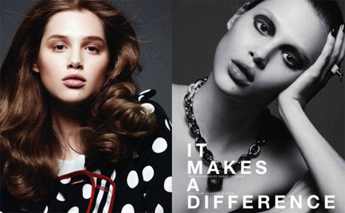 Fotos de Modelos Antes e Depois da Maquiagem