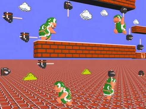 Video Games Retro em 3D