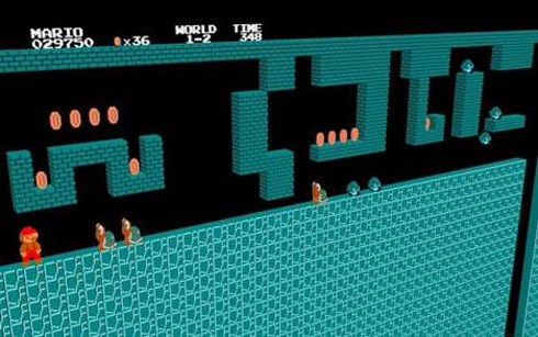 Video Games Retro em 3D