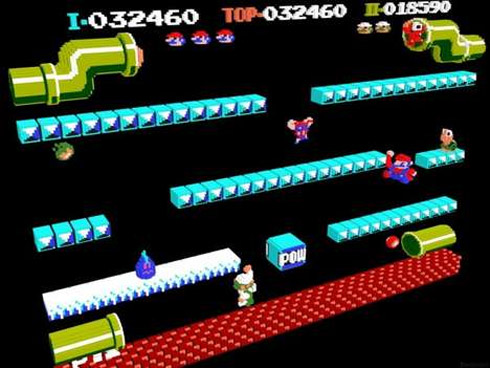 Video Games Retro em 3D