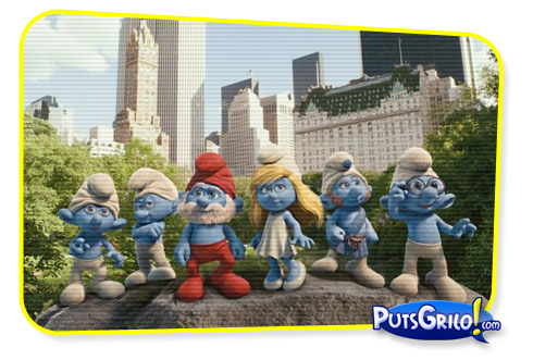 Filme Os Smurfs: Poster Divulgado