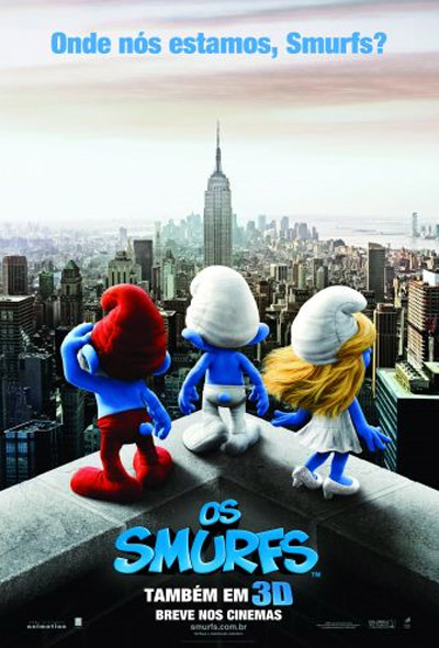 Filme Os Smurfs: Poster Divulgado