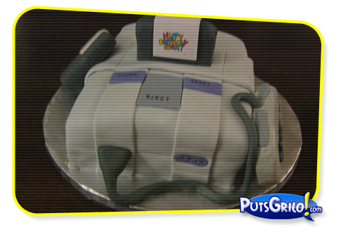 Video Game Super Nintendo Em Forma de Bolo de Aniversário