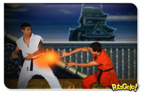 A dança do Street Fighter em axé
