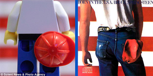 Discos famosos em forma de Lego