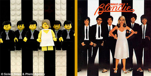 Discos famosos em forma de Lego