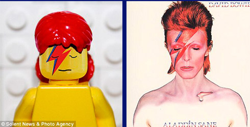 Discos famosos em forma de Lego