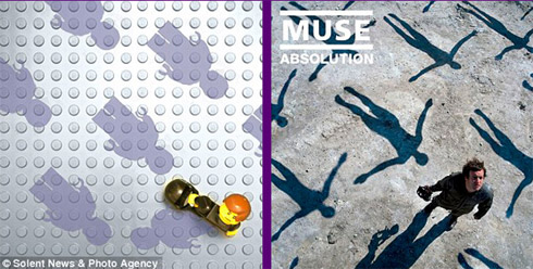 Discos famosos em forma de Lego