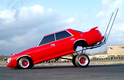 Carros tunados bizarros