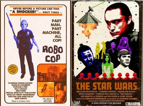 Filmes com atores trocados nos cartazes