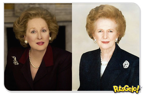 Filme A Dama de Ferro: Meryl Streep em foto como Margaret Thatcher