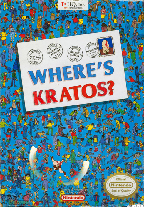 Kratos, o Deus da Guerra, em montagens de outros jogos