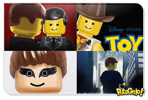 Oscar 2011: Filmes com cartazes transformados em Lego