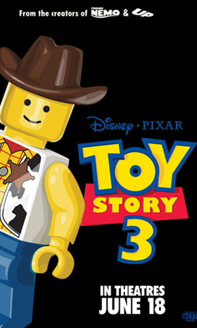 Oscar 2011: Filmes com cartazes transformados em Lego