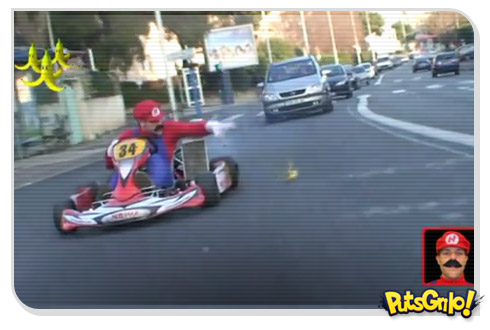 Super Mario Kart da vida real [vídeo]