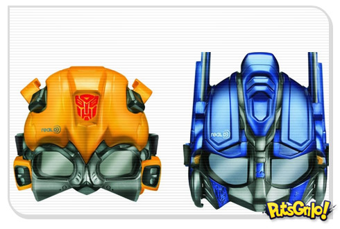 Transformers lança máscaras com óculos 3D