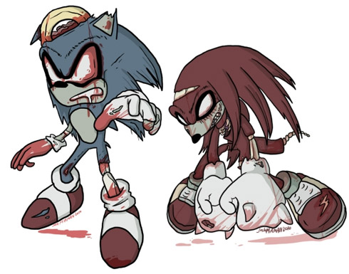 Personagens de video game como zumbis