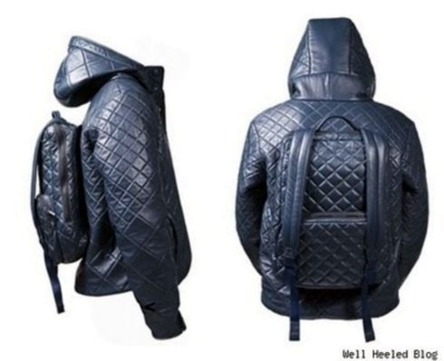 bolsa estranha casaco