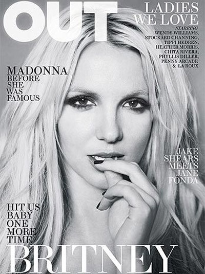 Britney Spears em fotos para a revista Out