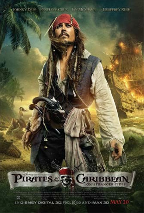 Piratas do Caribe 4: Posters divulgados do filme