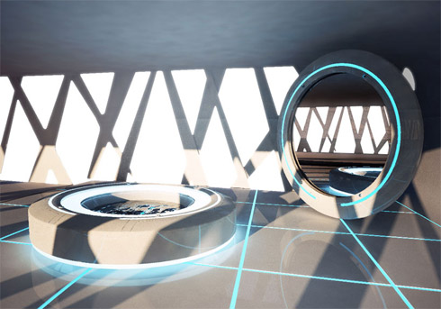 Móveis com design inspirado no filme Tron