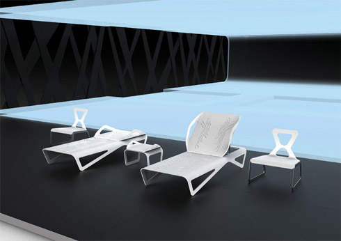 Móveis com design inspirado no filme Tron