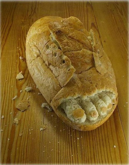 Arte e escultura com alimentos