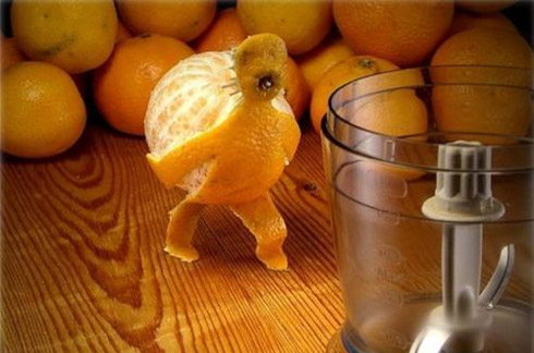 Arte e escultura com alimentos