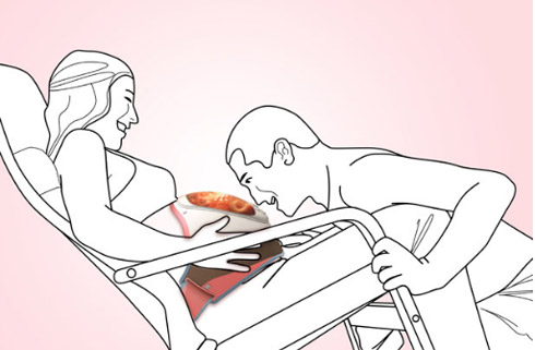 Gadget visualiza bebê na barriga da mãe Gadget visualiza bebê na barriga da mãe