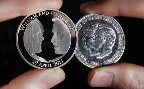 moeda oficial casamento príncipe william e kate