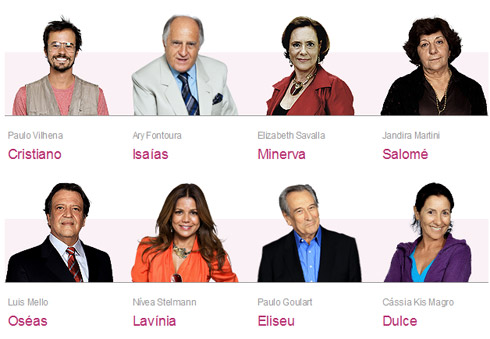 Novela Morde e Assopra: Elenco e Personagens