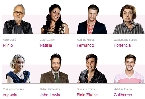 Novela Morde e Assopra: Elenco e Personagens
