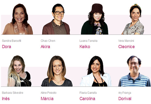 Novela Morde e Assopra: Elenco e Personagens